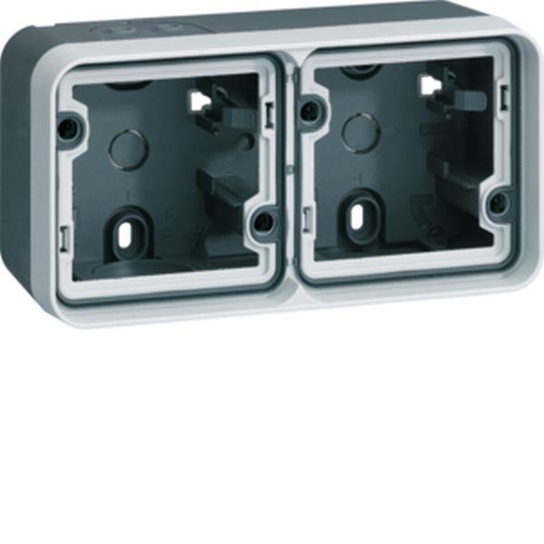 Berker Geh.unt.teil 2f waag Rahm LEF W.1 ECO gr