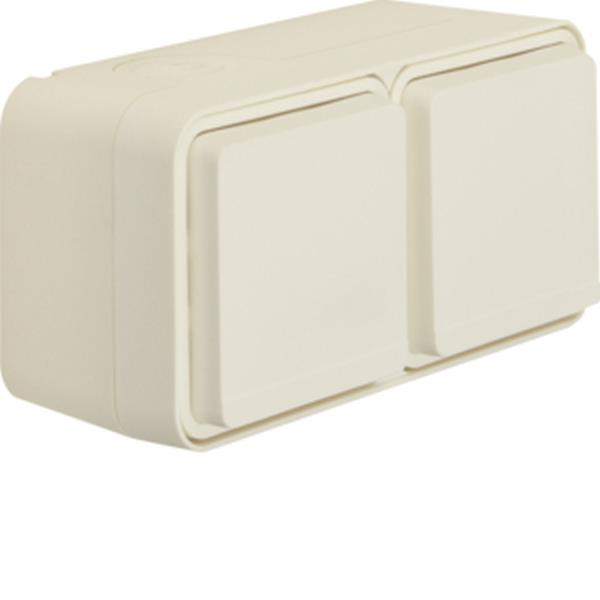 Berker Steckdose SK-S 2f waag e BS KD 2E W.1 pw