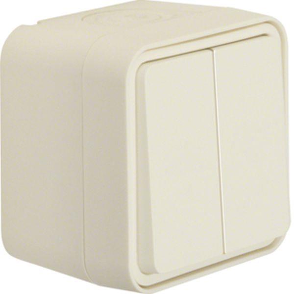 Berker S-taster 2S getr Ein.klem AP W.1 pw LT