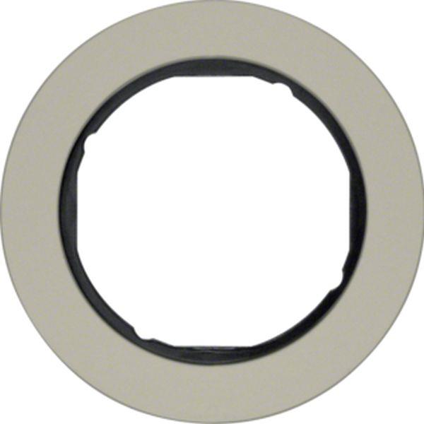 Berker Rahmen 1fach R.Classic E-Stahl schw