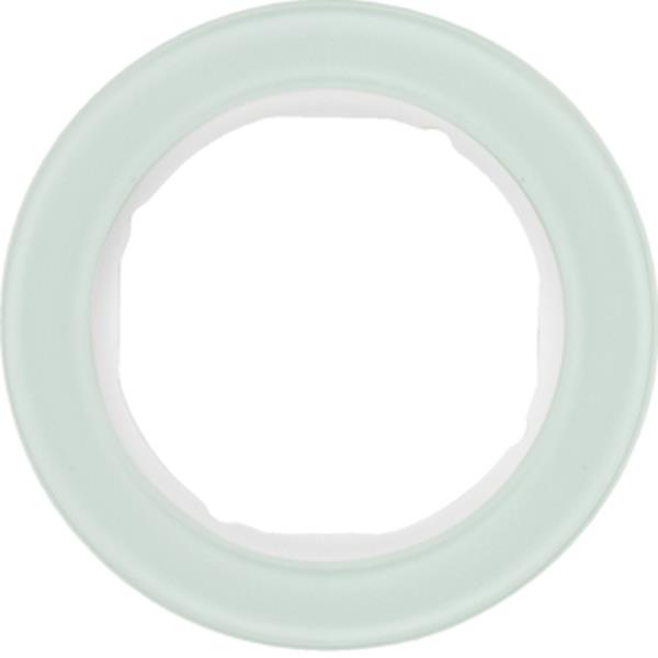 Berker Rahmen 1fach R.Classic Glas pw