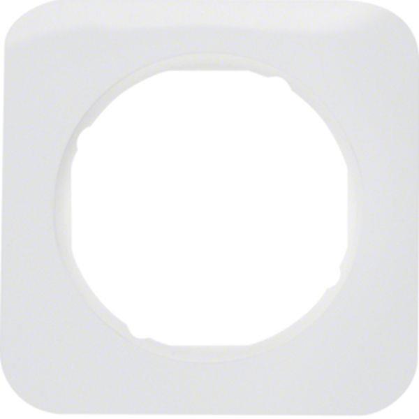 Berker Berker Rahmen 1-fach Serie R.1 polarweiß, glänzend