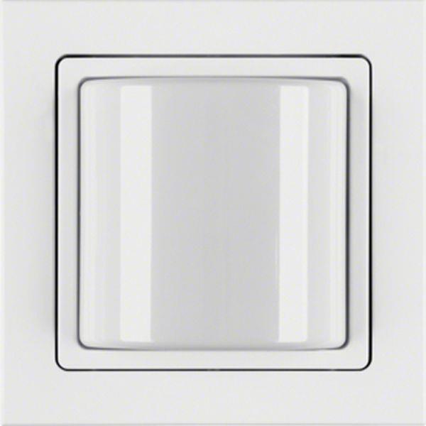 Berker Lichtsignal mit Rahmen Q.3 polarweiß sam