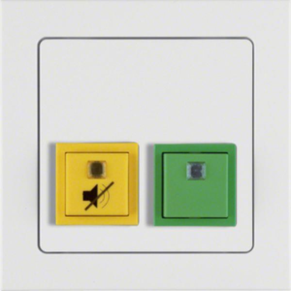 Berker Abstell-/Anwes.taster m Rahm Q.3 pw samt