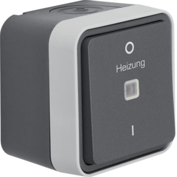 Berker Kontroll-Ausschalter 2p Heiz. W.1 ECO gr
