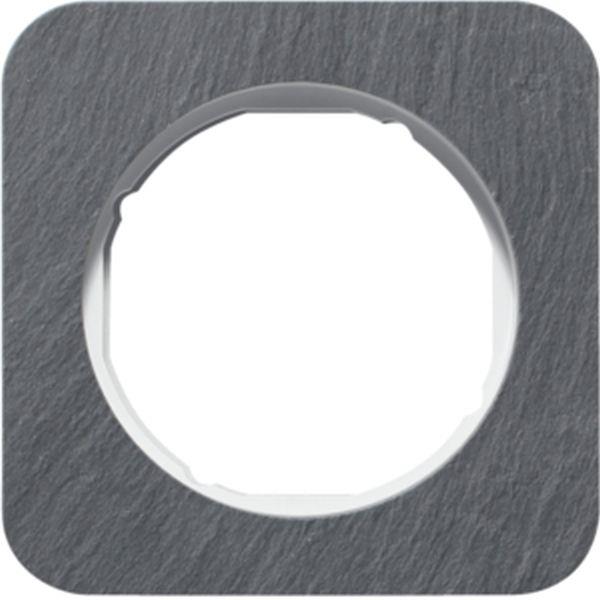 Berker Rahmen 1fach R.1 Schiefer pw