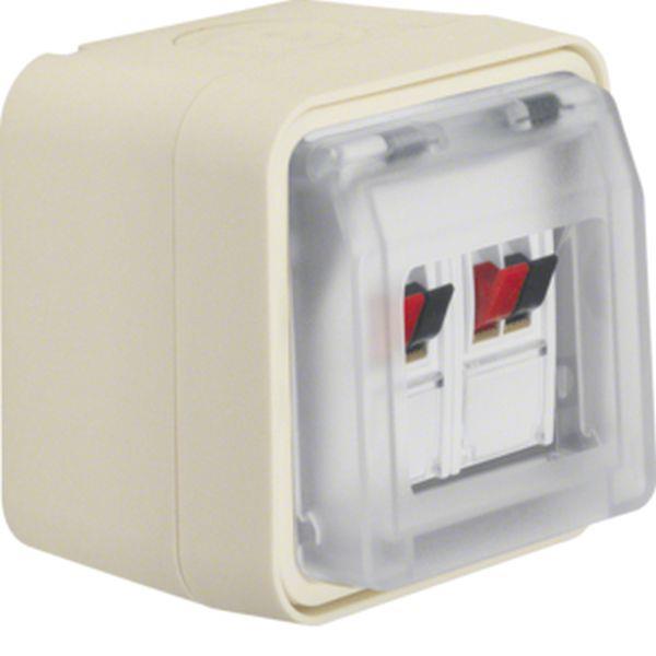 Berker Lautsprecher-Anschlussd Stereo AP W.1 pw