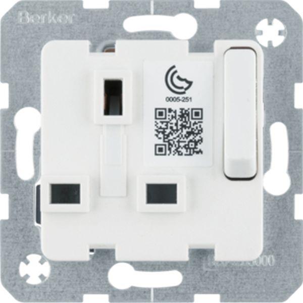 Berker Steckdose British St.13A erh BS absch pw