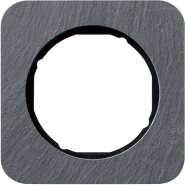 Berker Rahmen 1fach R.1 Schiefer schw