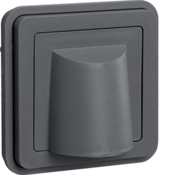 Berker Kabelauslass-Einsatz W.1 grau