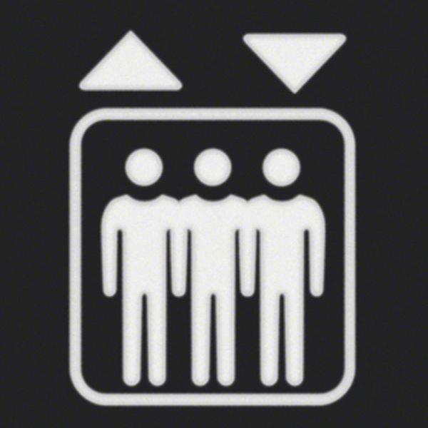 Berker Folie f LED-Signallicht Symbol Aufzug