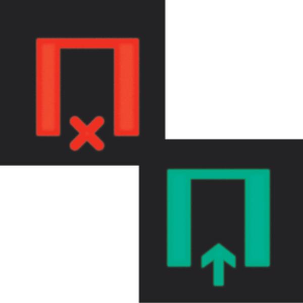 Berker Folie Bi-Color f LED Sym Warten ni Eintr