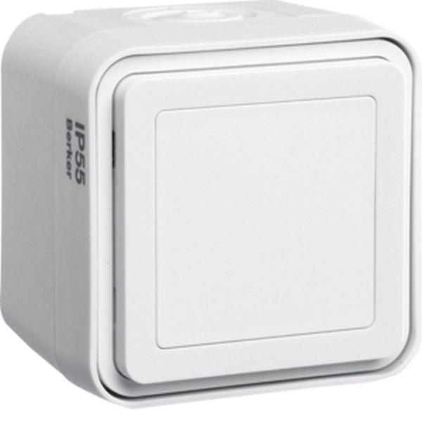 Berker Blindverschluss AP W.1 polarweiß