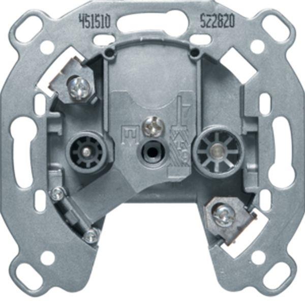 Berker Antennen-Steckdose 2Loch TV,FM 10dB DgD