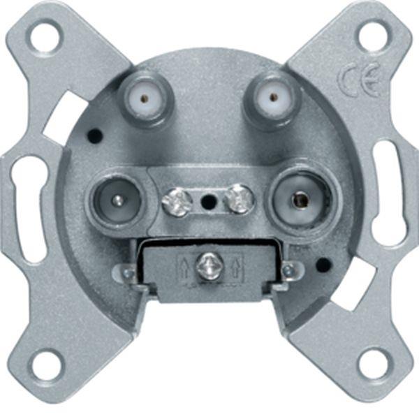 Berker Antennen-Steckdose 4Loch 2SAT,TV,FM Ezd