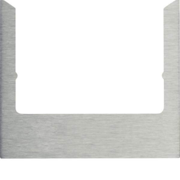Berker Designrahmen eckig Edelstahl gebürstet