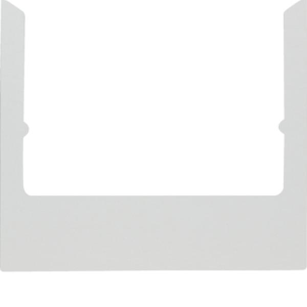 Berker Designrahmen eckig Aluminium eloxiert