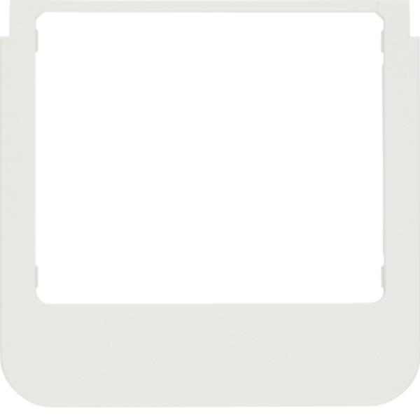 Berker Designrahmen rund polarweiß glänzend