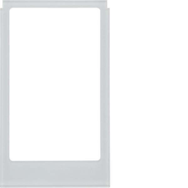 Berker Designrahmen eckig große Ausf. Glas Alu