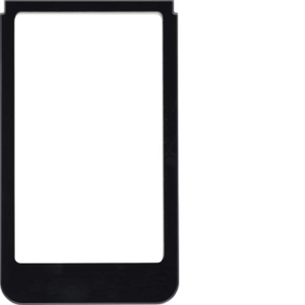 Berker Designrahmen rund große Ausf. Glas sw