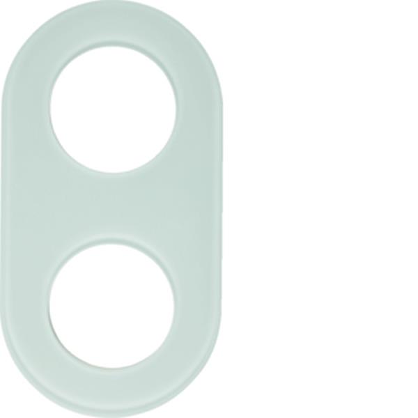 Berker Rahmen 2fach Serie Glas polarweiß Berker Rahmen 2fach Serie Glas polarweiß