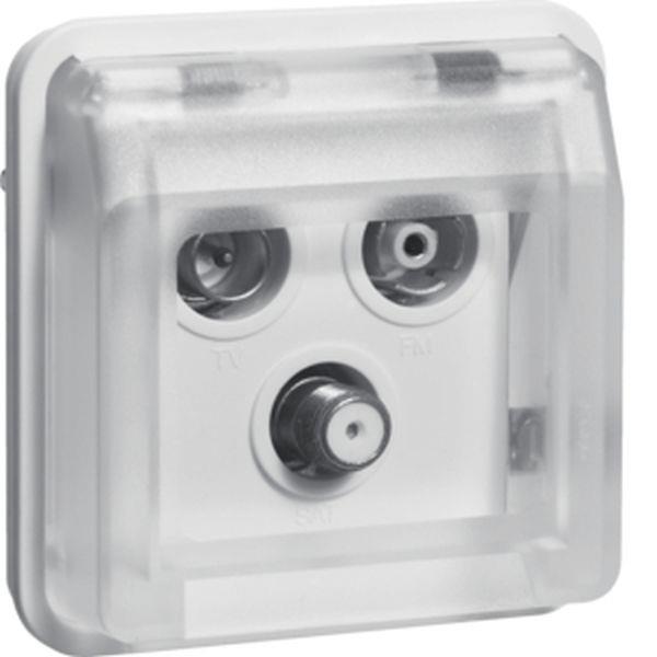 Berker Antennendosen-Einsatz 3Loch SAT W.1 pw Berker Antennendosen-Einsatz 3Loch SAT W.1 pw