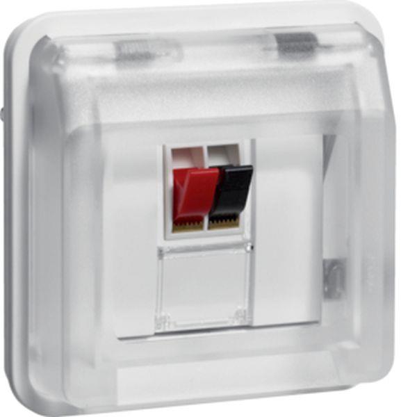 Berker Lautsprecherdosen-Einsatz 1F W.1 pw Berker Lautsprecherdosen-Einsatz 1F W.1 pw