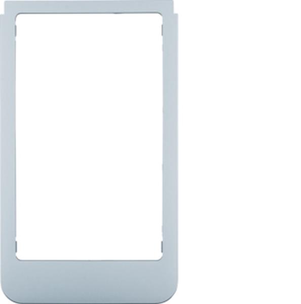 Berker Designrahmen rund, groß alu matt, lack. Berker Designrahmen rund, groß alu matt, lack.