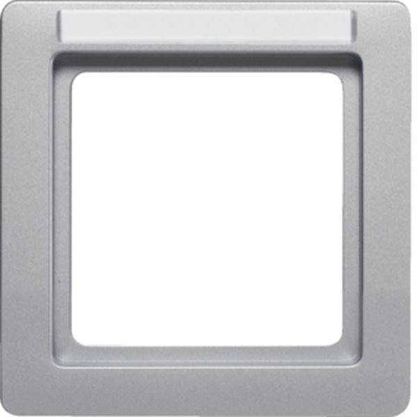 Berker Rahmen 1fach mit Beschriftungsfeld Q1 Al