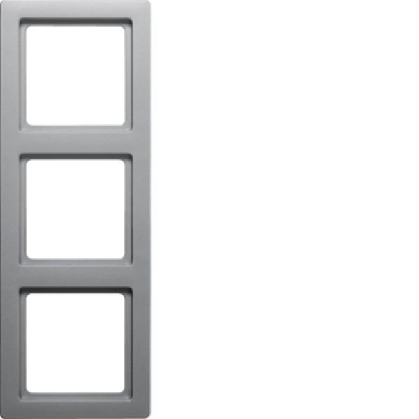 Berker Rahmen 3fach Q1 Alu Lack Berker Rahmen 3fach Q1 Alu Lack