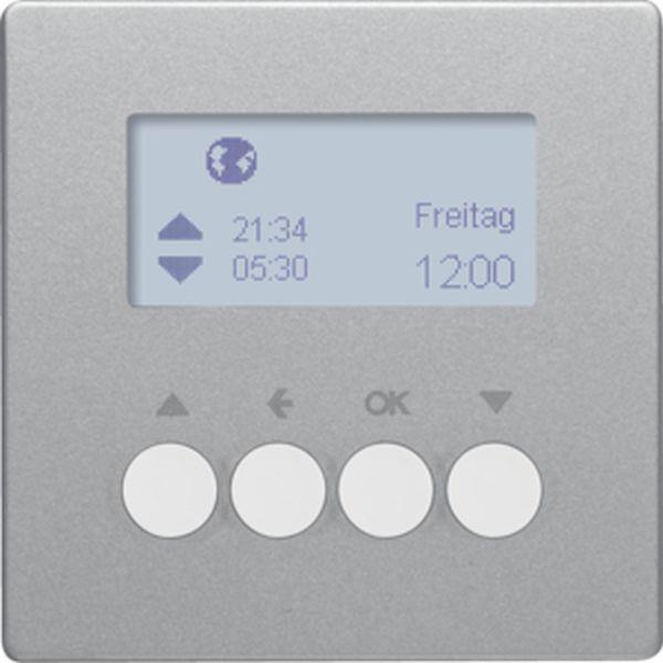 Berker KNX-Funk Jalou-Uhr quickl Q.x alu Berker KNX-Funk Jalou-Uhr quickl Q.x alu