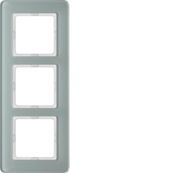 Berker Rahmen 3fach Q.7 Glas pw Berker Rahmen 3fach Q.7 Glas pw