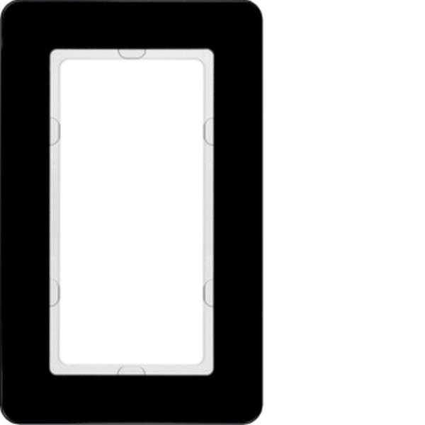 Berker Rahmen 1f m groß Ausschnitt Q.7 Glas sw Berker Rahmen 1f m groß Ausschnitt Q.7 Glas sw