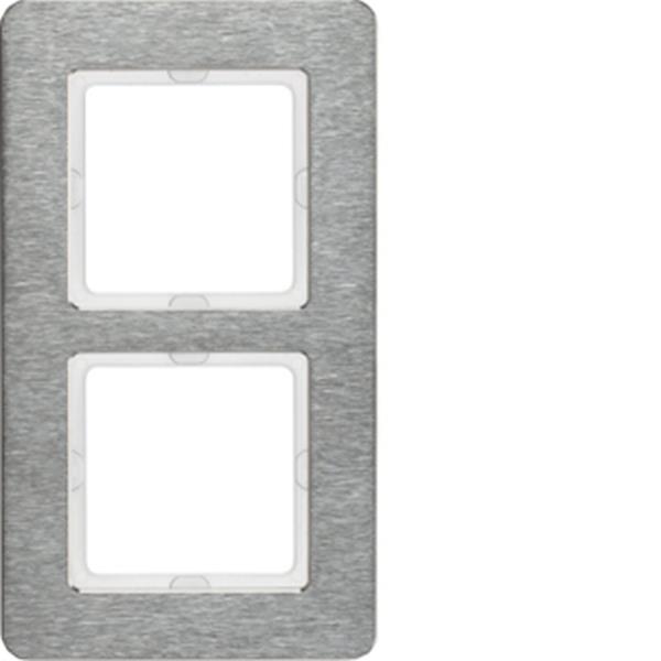 Berker Rahmen 2fach senk Q.7 E-St Geb