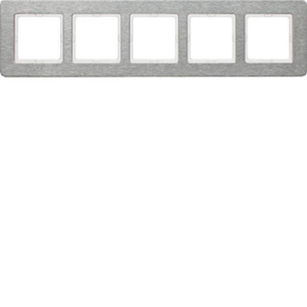 Berker Rahmen 5fach waag Q.7 E-St Geb