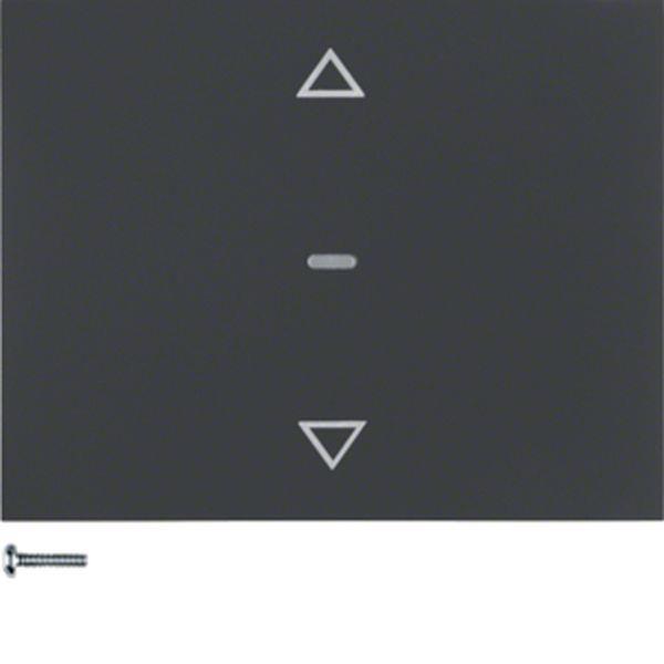 Berker KNX-Funk Jalousie-Taste quickl K.1 anth