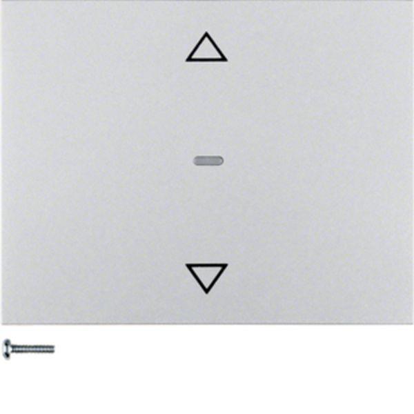 Berker KNX-Funk Jalousie-Taste quickl K.5 alu