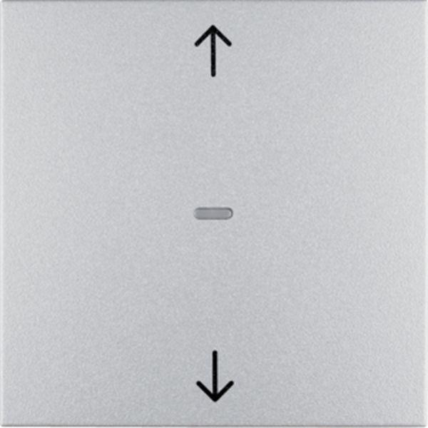 Berker KNX-Funk Jalousie-Taste quickl B.7 alu