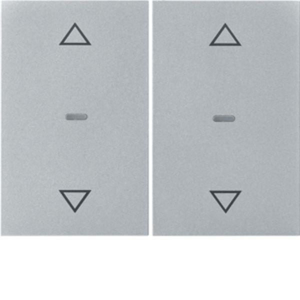 Berker Abdeck. Tast.-M. 2f. Pfeil K.x alu