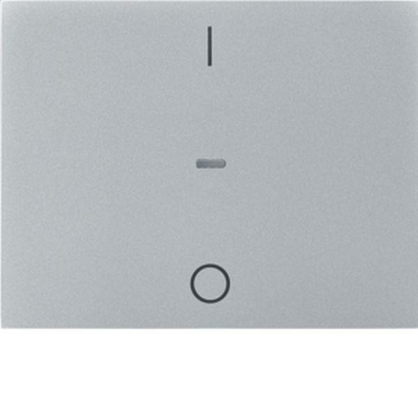 Berker Abdeck. Tast.-M. 1f. I/O K.x alu