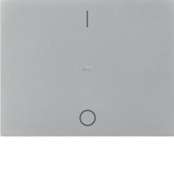 Berker Abdeck. Tast.-M. 1f. I/O K.x edelst.