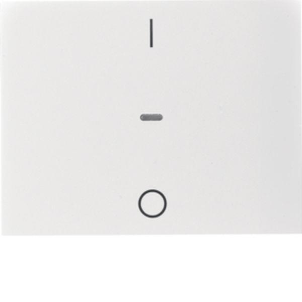 Berker Abdeck. Tast.-M. 1f. I/O K.x pw