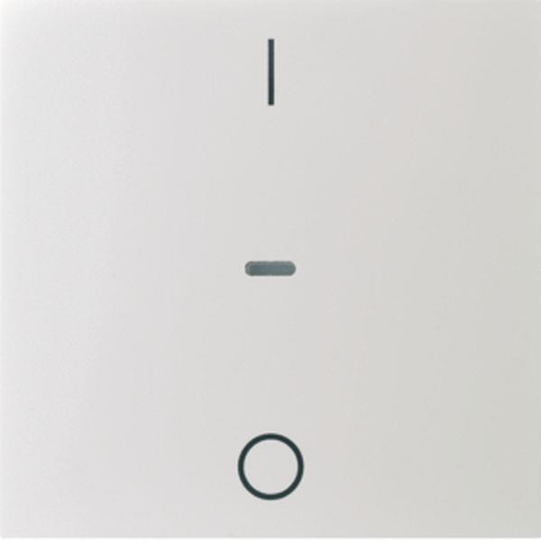 Berker Abdeck. Tast.-M. 1f. I/O S.1/B.x weiß