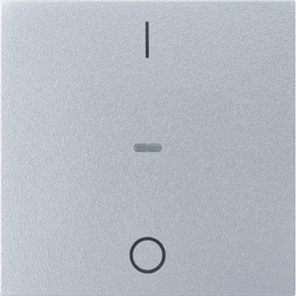 Berker Abdeck. Tast.-M. 1f. I/O S.1/B.x alu