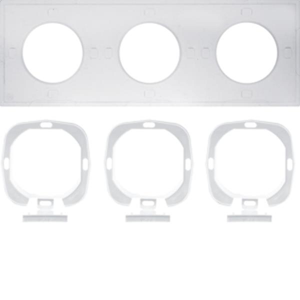 Berker Dichtset. S.1 IP44 mit Flansch 3fach