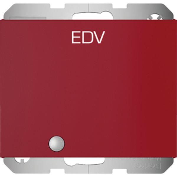 Berker Steckdose SCHUKO m. KLPD und LED K.x rot