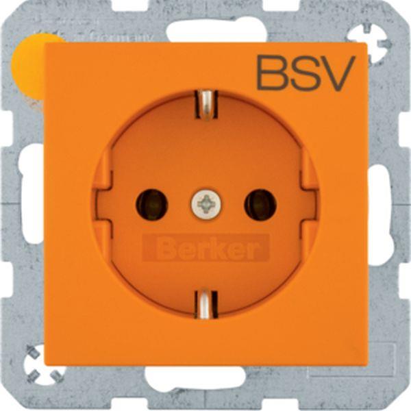 Berker Steckdose SCHUKO BSV S.1/B.x matt orange