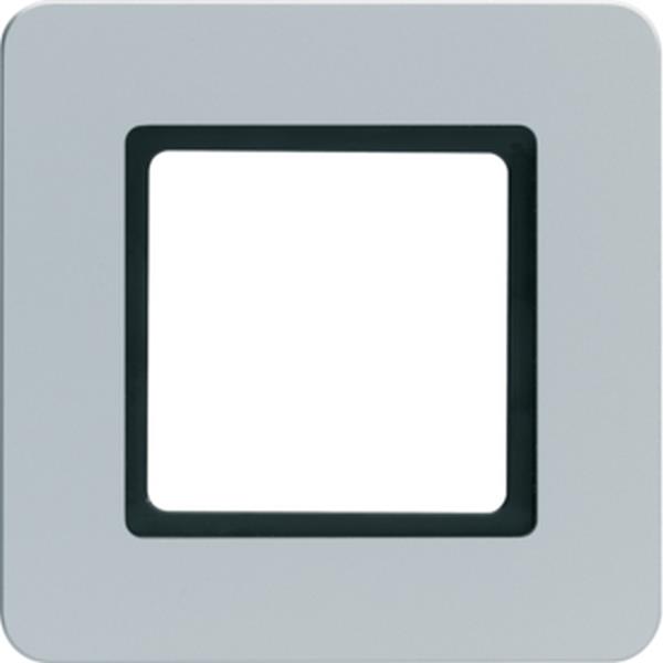 Berker Rahmen 1fach Q.7 f. Bel., alu samt