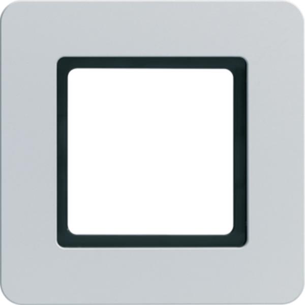 Berker Rahmen 1fach Q.7 f. Bel., Aluminium