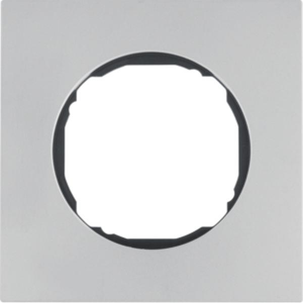 Berker Rahmen 1fach, flach, R.8, Edelstahl